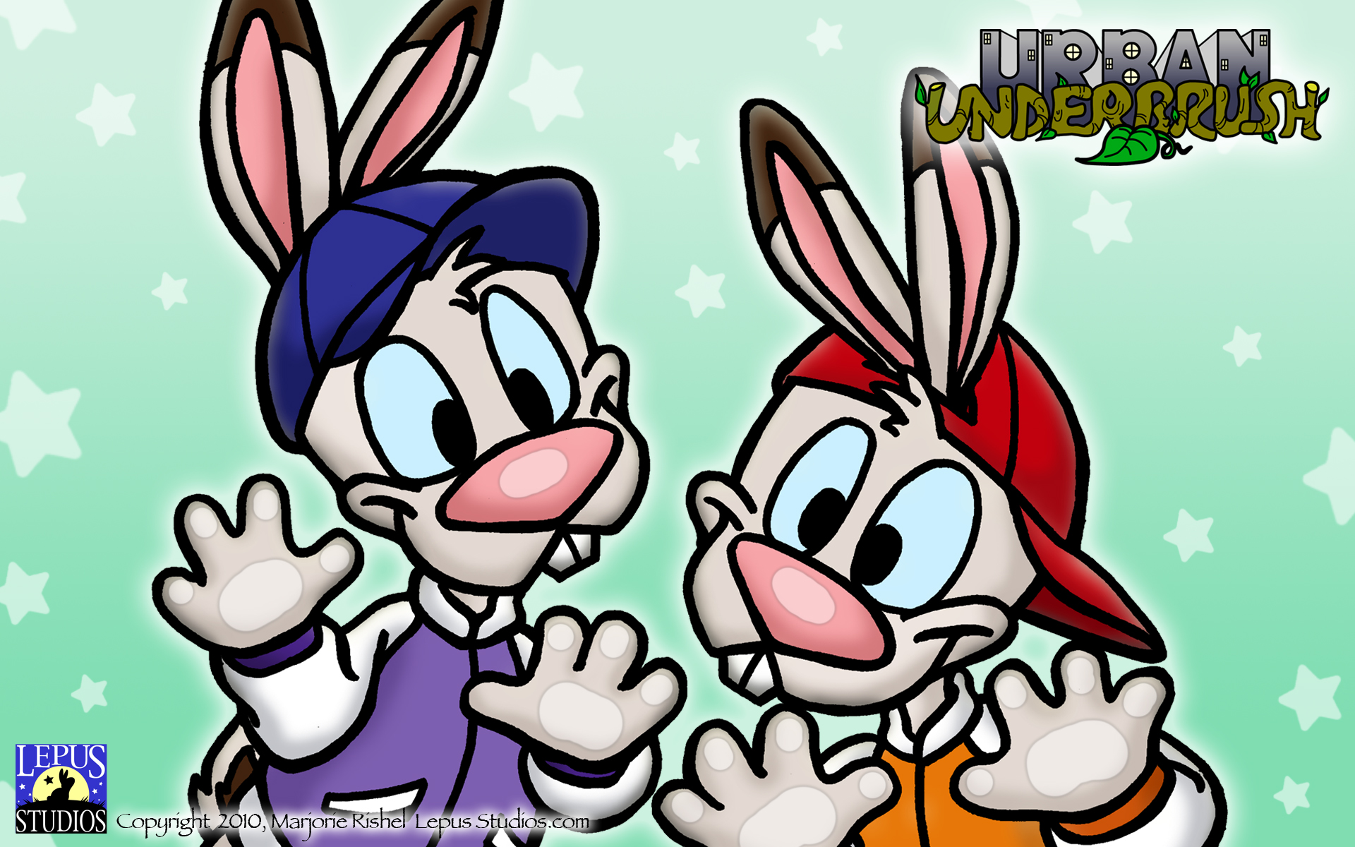 Jack Rabbit Wall Paper-Large